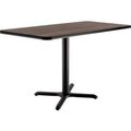 National Public Seating Interion Breakroom Table, 48Lx30Wx29H, Charcoal 695849CL